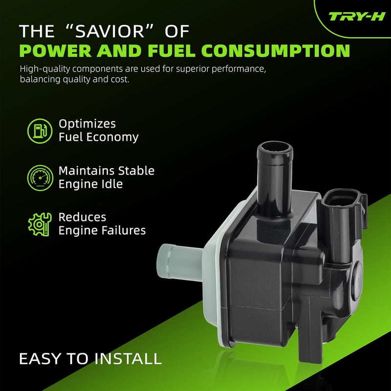 Try-H 136200-7350 Vaccum Switch Solenoid Valve For Toyota Corolla Tacoma Highlander Camry RAV4 Lexus NX200t NX300h GS200t IS200t RC200t Replace# 994-116 - Image 3
